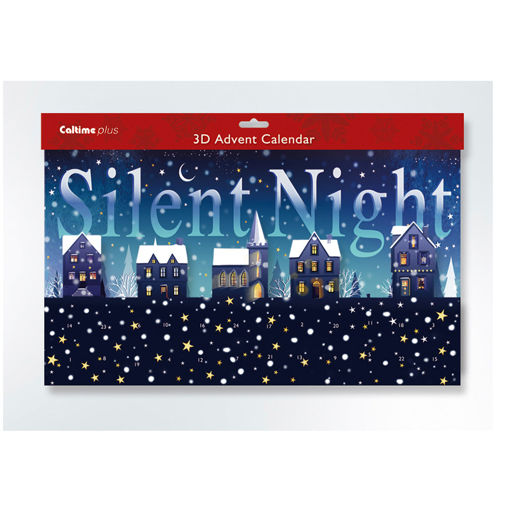 Silent Night Silhouette 3 D Caltime Advent Calendar 44 x 29 x 4cm