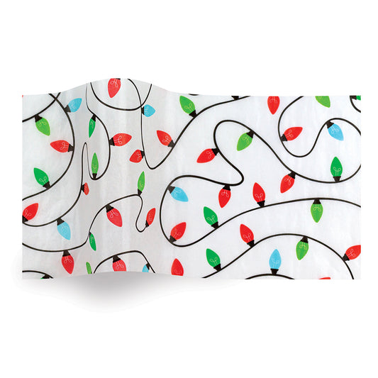 Light Parade Fairy Lights Tissue Paper 5 Sheets of 20 x 30" Satinwrap Tissue Wrapping Paper