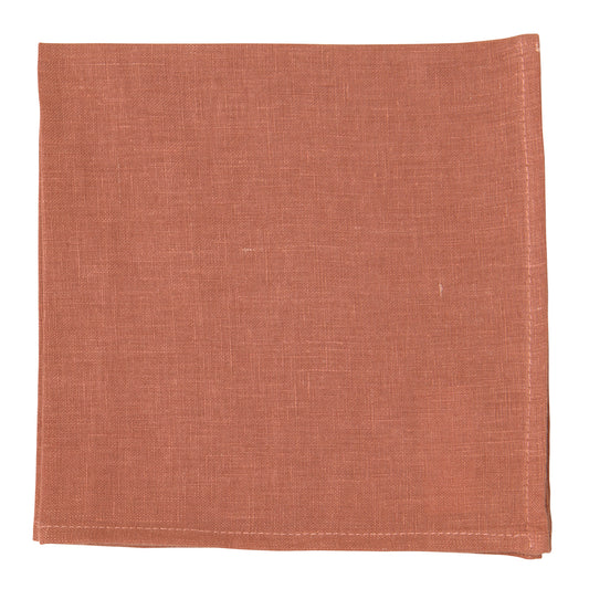 LINEN Napkins 40 cm square IHR Pink Clay Set of 4