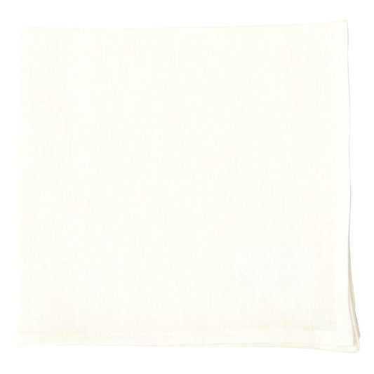 LINEN Napkins 40 cm square IHR white Set of 4