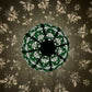 Solar Lantern - Green Bees 30cm