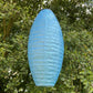 Solar Lantern - Long Oval Blue Birds 45cm
