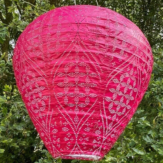 Solar Lantern - Pink Flower Balloon 30cm
