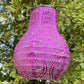 Solar Lantern - Purple Bulb 20cm