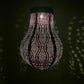 Solar Lantern - Purple Bulb 20cm