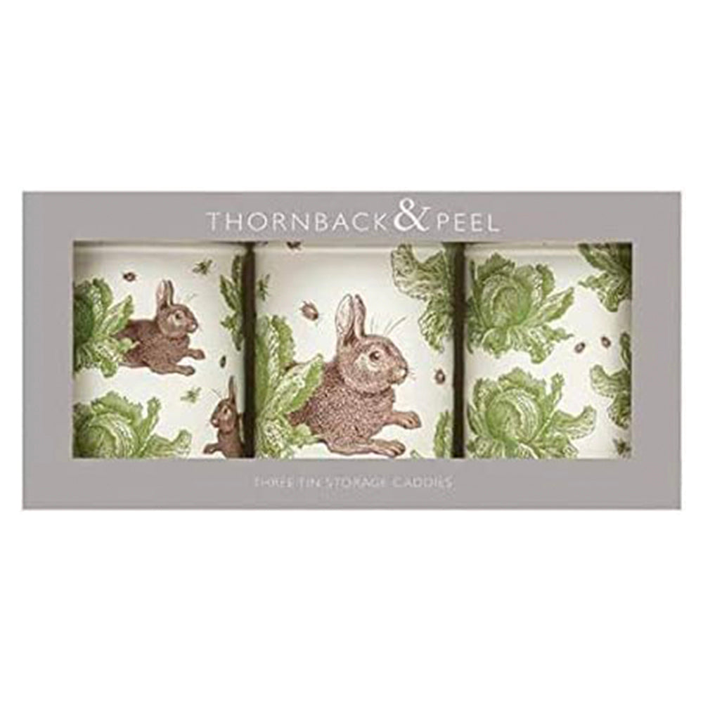 Thornback and Peel - Set of 3 Round Caddies 106(d) x 150m - all rabbits