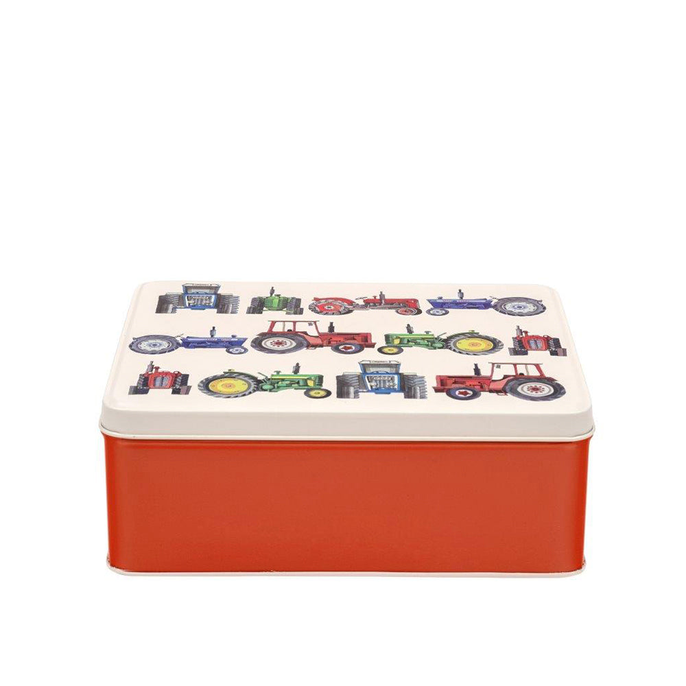 Emma Bridgewater - Tractors Deep Rectangular Tin 195 x 154 x 75mm