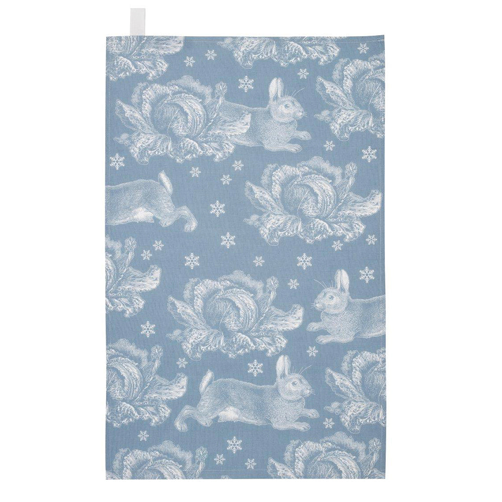 Thornback & Peel Winter Rabbit Tea Towel 500 x 700mm