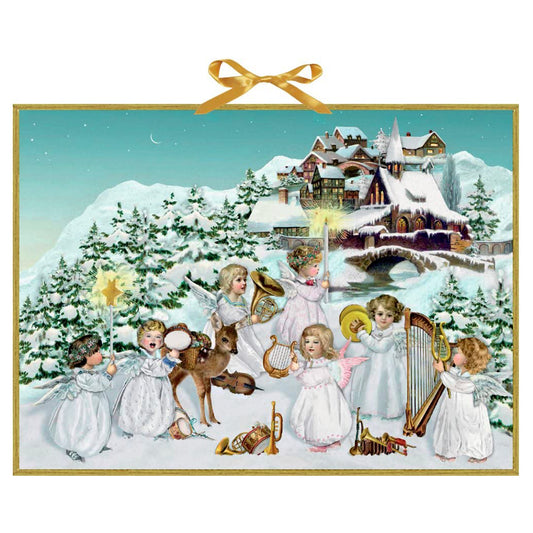 Little Angels in the Snow Coppenrath Advent Calendar 52 cm x 38 cm