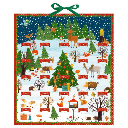 Bright Christmas Winter World Coppenrath Advent Calendar 41 x 46 cm with 24 pop up decorations