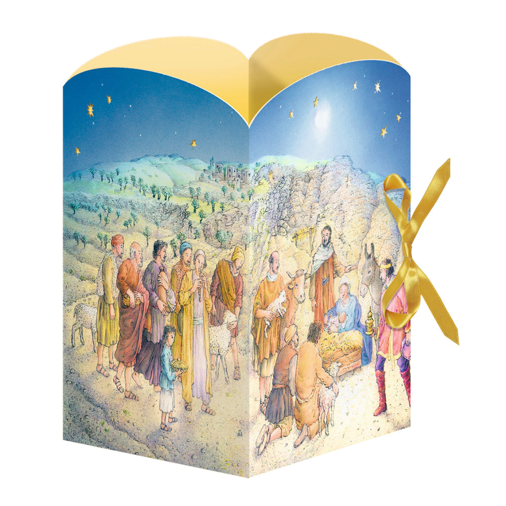 The Nativity Lantern Coppenrath Advent Calendar 64 x 23 cm