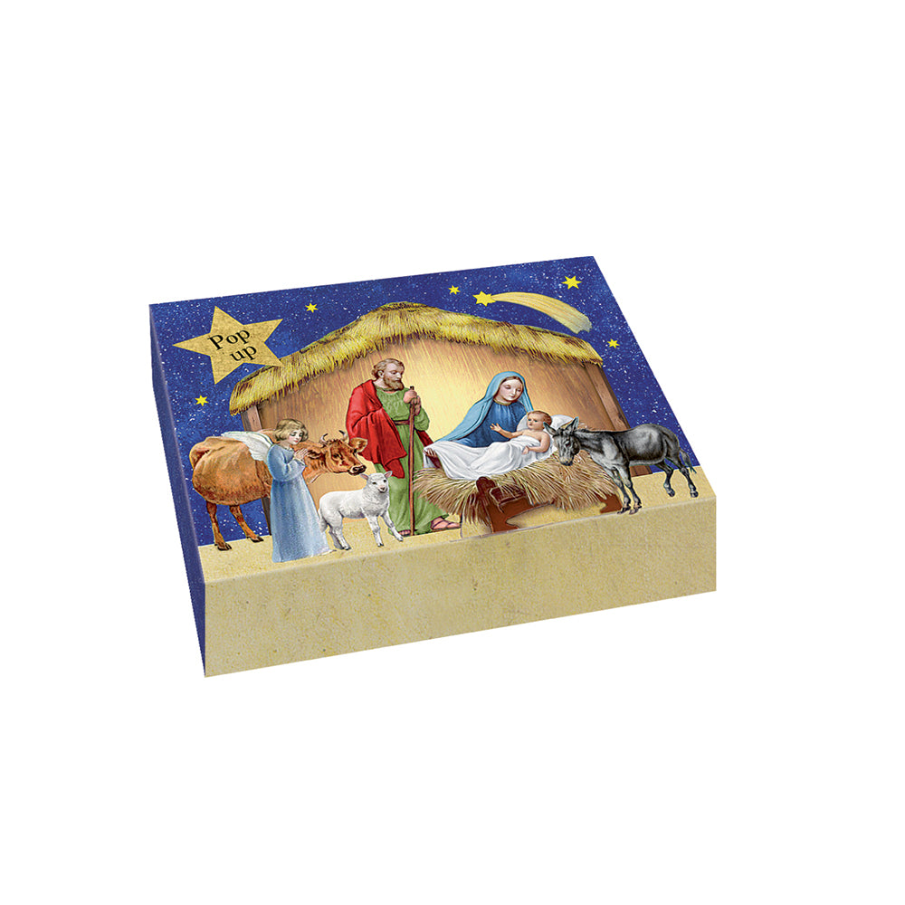 Pop Up Nativity Matchbox