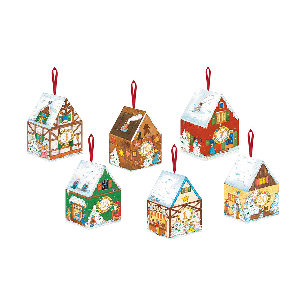 Christmas Town Hanging Decorations 24 boxes fillable Coppenrath Advent Calendar