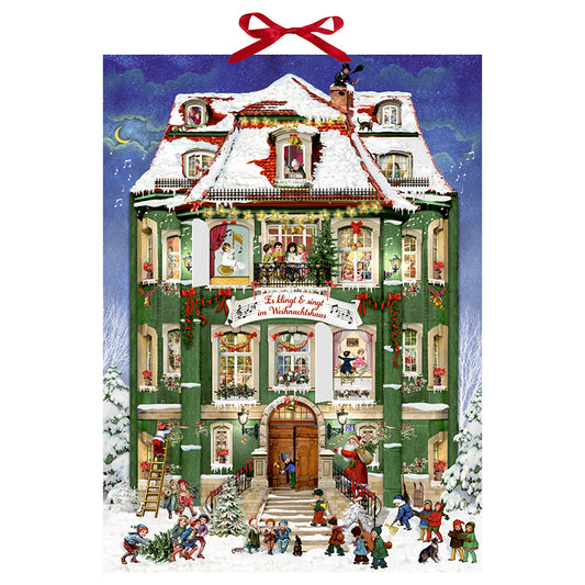 The Coppenrath Musical Coppenrath Advent Calendar 24 Christmas tunes approx 38 seconds long. 38 x 52 cm