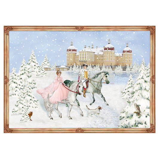 Fairytale Princess Coppenrath Advent Calendar 29.7 x 42 cm die cut cut out with glitter