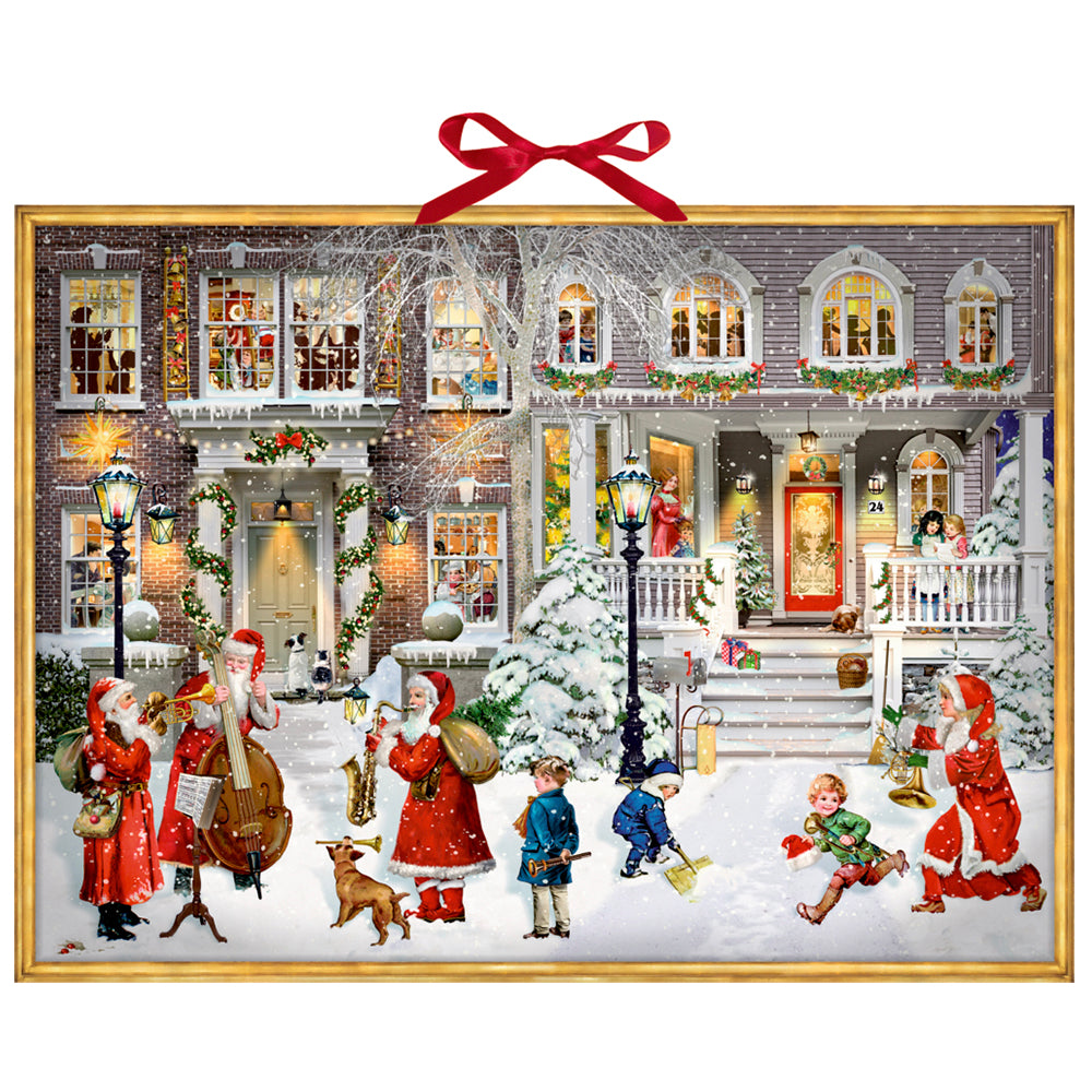 Music in the Street Musical Coppenrath Advent Calendar - 24 Christmas Tunes approx 40 seconds each - 52 x 38 cm