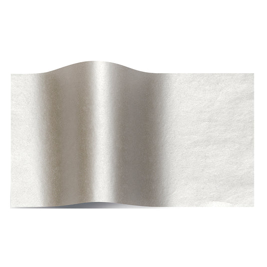 Silver Tissue Paper 5 Sheets of 20 x 30" Satinwrap Tissue Wrapping Paper