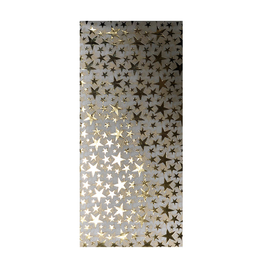 Foil Star Gold Tissue Paper 4 Sheets of 20 x 30" Deva Tissue Wrapping Paper