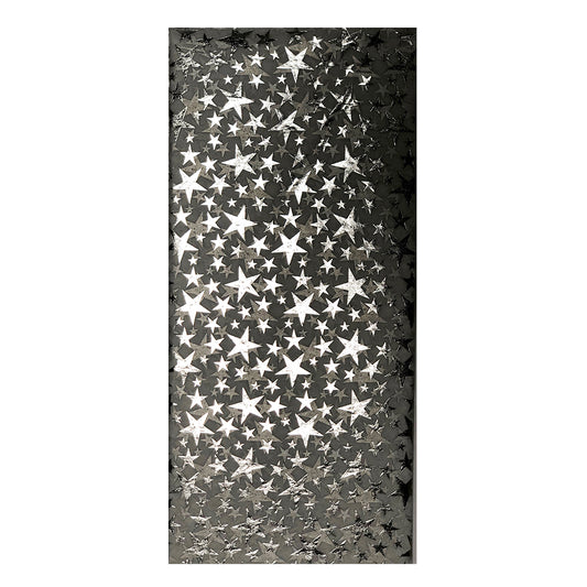 Foil Star Silver Tissue Paper 4 Sheets of 20 x 30" Deva Tissue Wrapping Paper
